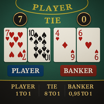 SlotRush - Baccarat Table Game - Elegant Casino